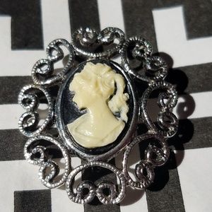 Fashion cameo pin